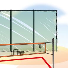 Zeige Produkte für Kategorie Ballfangnetze für Beachvolleyball Bild für Kategorie Ballfangnetze für Beachvolleyball